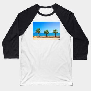 Palm trees Torrox Costa Del Sol Andalusia Costa Spain Baseball T-Shirt